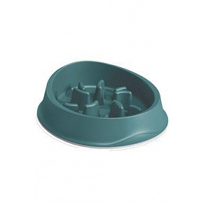 Rágásgátló tál csúszásgátló SMART 0,5l zöld Zolux