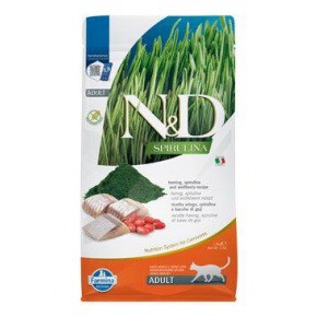 N&D SPIRULINA CAT Adult Hering & Wolfberry 1,5kg