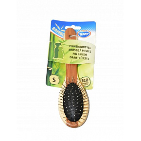 DUVO+ Combo kefe Combo Bambusz fémfésű Kis 19,5 x 5,5 cm DUVO+ Combo kefe Combo Bambusz fémfésű Kis 19,5 x 5,5 cm