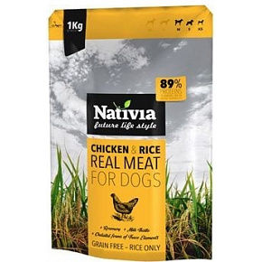 Nativia Real Meat Chicken & Rice 8 kg Nativia Real Meat Chicken & Rice 8 kg