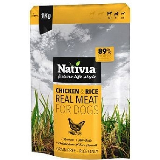 Nativia Real Meat Chicken & Rice 8 kg