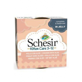 Schesir Cat Cons. Cica csirke/aloe zselében 85g