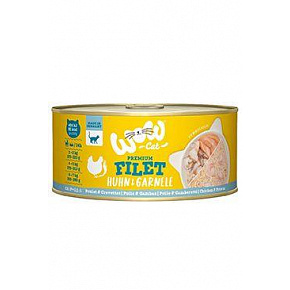 WOW Macska konz. Adult Filet csirkével és garnélával 70g