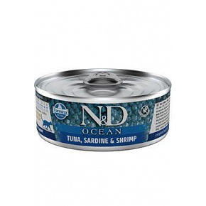 N&D CAT OCEAN Adult Tuna & Szardínia & Garnélarák 70g N&D CAT OCEAN Adult Tuna & Szardínia & Garnélarák 70g