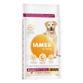 Iams Dog Senior Large csirke 12kg