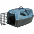 Szállítóbox CAPRI III, S: 40x38x61cm (max. 12 kg), sötétszürke/kék