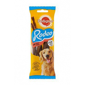 Pedigree származás.Rodeo Strips Marhahús 4db/70g