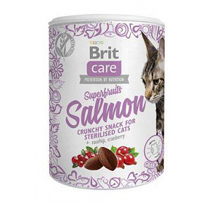 Brit Care Cat Snack Superfruits lazac 100g
