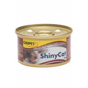 Gimpet macskakonzervek. ShinyCat csirke+krusztaszer+maltóz 70g