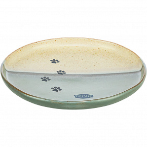 Tál, kerámia, 0,2 l, átmérő 16 cm, zöld/bézs