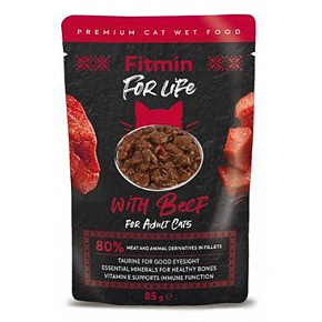 Fitmin FL macska tasak Marhahús 85g