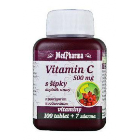 C-vitamin csipkebogyóval 500mg 100+7tbl ingyen MedPharma