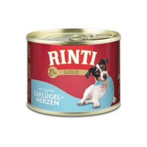 Rinti Dog Gold baromfi szív konzerv 185g