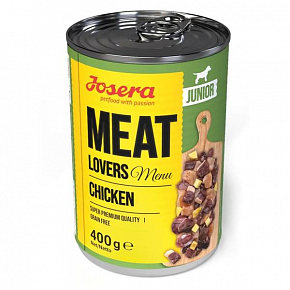 Josera konzerv Dog Meat Lovers Junior Menü Csirke 400 g