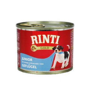 Rinti Dog Gold Junior baromfi konzerv 185g