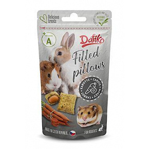 Dafiko töltött párnák rágcsálóknak sárgarépa 40g