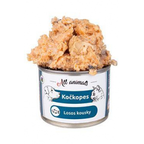 All Animals macskakutya Lazac darabok 200g