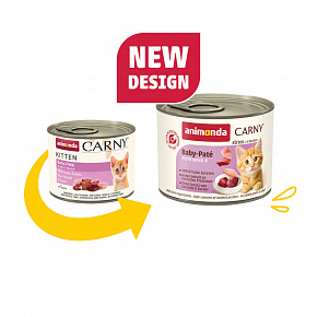 ANIMONDA konzerv CARNY BABY PATÉ marhahús, csirke 200g