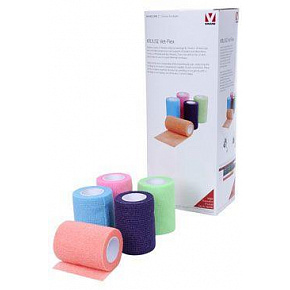 Elasztikus kötés. Vet-Flex 7,5cm x 4,5m mix Kruuse 10db Elasztikus kötés. Vet-Flex 7,5cm x 4,5m mix Kruuse 10db