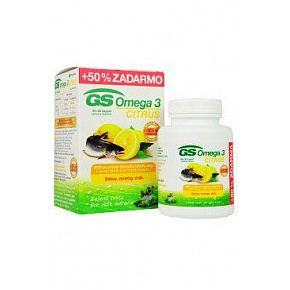 GS Omega 3 Citrus +D3 60+30 kapszula