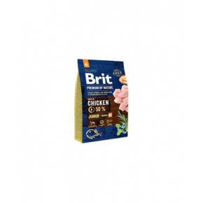 Brit Premium by Nature kutya Junior M 3 kg