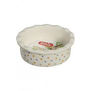 Kerámia tál COSY rágcsáló 100ml pöttyök Zolux