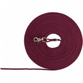 Kerek nyomkövető póráz, kioldó karabiner, sangria