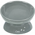 Ergonomikus kerámia tál XXL, emelt, 0,35l/ 17cm magas, szürke