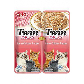 Churu Cat Twin Packs Tonhal&Csirke Lében 2x40g Churu Cat Twin Packs Tonhal&Csirke Lében 2x40g