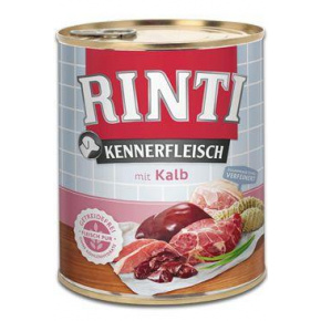 Rinti Dog Kennerfleisch borjúhús konzerv 800g