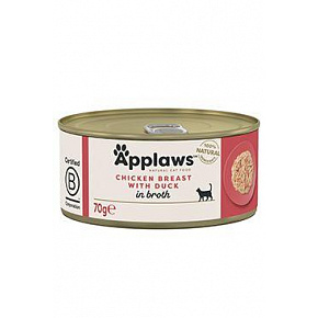 Applaws Cat konz. Adult Broth csirkemell kacsával 70g