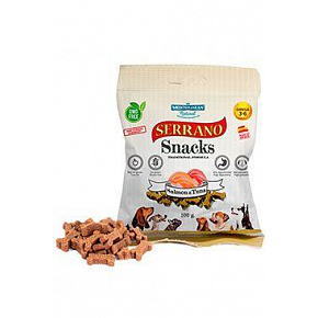 Serrano Snack kutyáknak - lazac és tonhal 100g
