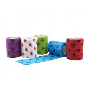KRUUSE Fun-Flex karácsonyi kötszer 10 cm x 4,5 m, 10 db