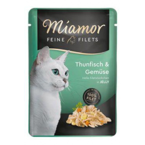 Miamor Cat Filet zseb tonhal + zöldségek zselében 100g