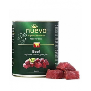 NUEVO dog Adult Beef bal. 6 x 800 g-os konzervdoboz