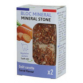 Ásványi kő NUTRIMEAL rágcsálóknak sárgarépa 2x100g Zolux
