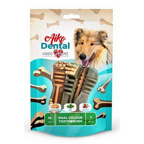 Aiko Dental Dual Colour Fogkefe 10db/170g