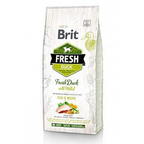 Brit Fresh Dog Kacsa és köles Active Run & Work 2,5kg Brit Fresh Dog Kacsa és köles Active Run & Work 2,5kg