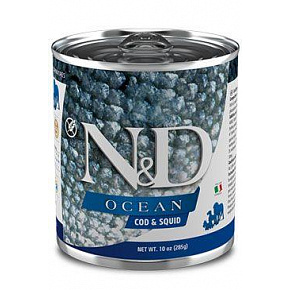 N&D DOG OCEAN Adult tőkehal és tintahal 285g N&D DOG OCEAN Adult tőkehal és tintahal 285g