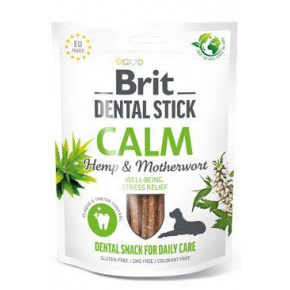 Brit Dog Dental Stick Nyugtató Kender&Motherwort 7db