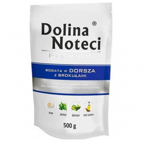 DOLINA NOTECI PREMIUM tőkehal brokkolival kapszula kutyáknak 500 g