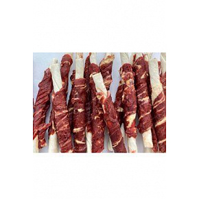 Bivalybotos pálca marhahússal és tőkehallal bevonva 100g Bivalybotos pálca marhahússal és tőkehallal bevonva 100g