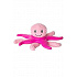 Játék kutya OCTOPUS & STARFISH plüss, TPR rózsaszín.27cm Kiwi