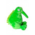 Kutyajáték PLUSH plüss, nyikorgó, zöld 16cm Kiwi