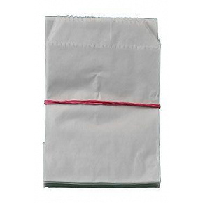 Gyógyszertári papírzacskó fehér 9x14cm 100db Gyógyszertári papírzacskó fehér 9x14cm 100db