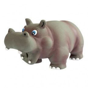 HipHop Hippo valódi hanggal, töltött latex 17cm