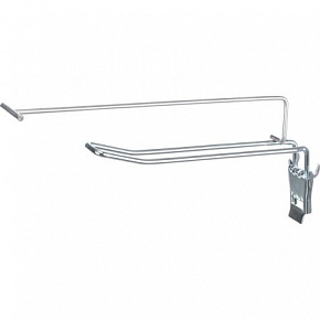 Kampó, euroslot, árcédulához, 20 cm, ezüst Kampó, euroslot, árcédulához, 20 cm, ezüst