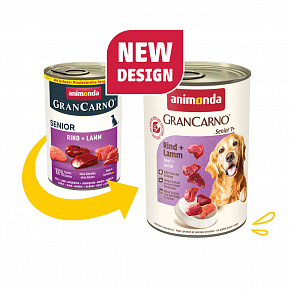 GRANCARNO Senior - marha, bárány 400g
