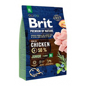 Brit Premium Dog by Nature Junior XL 3kg Brit Premium Dog by Nature Junior XL 3kg