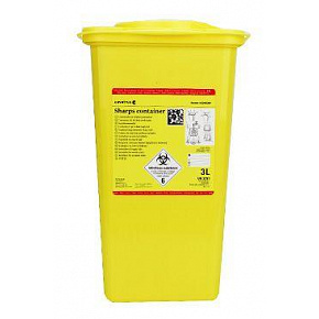 Orvosi hulladékgyűjtő tartály 3,0l CVET